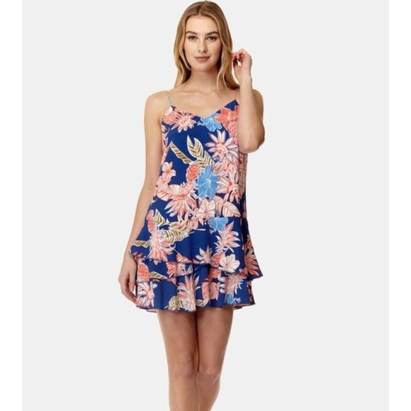 NWT Cooper & Ella Jessica Ruffle Dress XXS/Petite - Picture 1 of 1